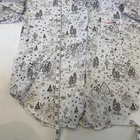 Victoria’s Secret Winter Animal Scene Fantasy Pajama Set EUC Sz M 2 Piece - Picture 11 of 16